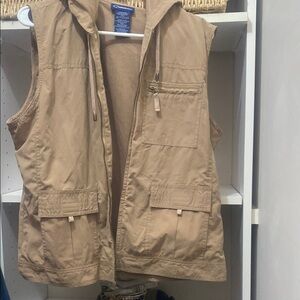 Catalina Brown Bisque Hooded Vest